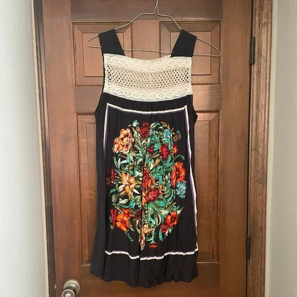 Vintage Size L Free People sleeveless dress - Picture 1 of 4